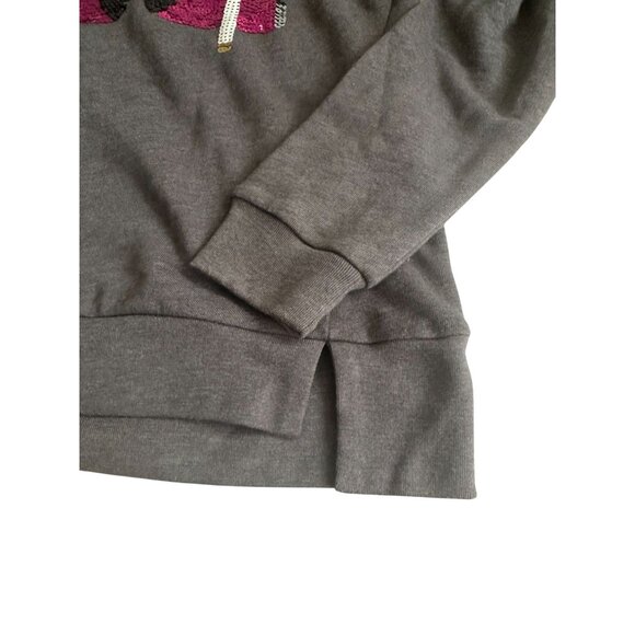 JUICY COUTURE Women's Sequin Heels Long Sleeve Top Size Small - Picture 4 of 10